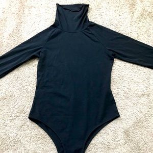 Black Turtleneck Bodysuit